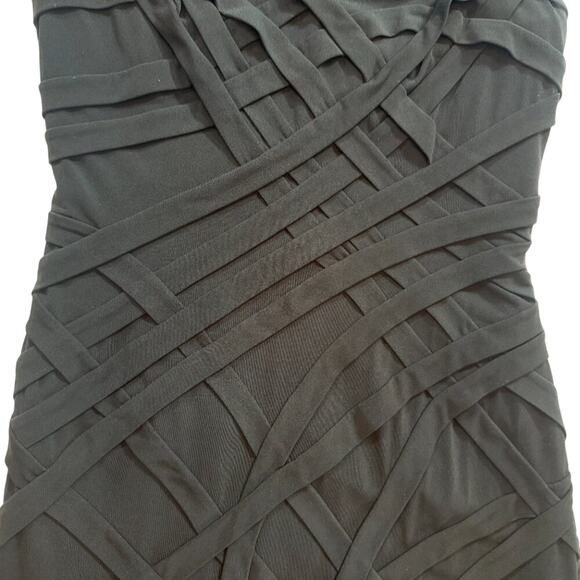 Tadashi Shoji Black Bandage Bodycon Sheath Cocktail Dress Size Small - Picture 7 of 16